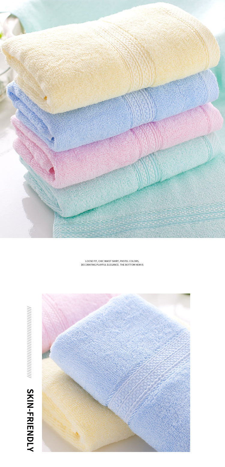 Adult Bamboo Fiber Towel with Satin Band – Soft, Breathable & Long-Lasting