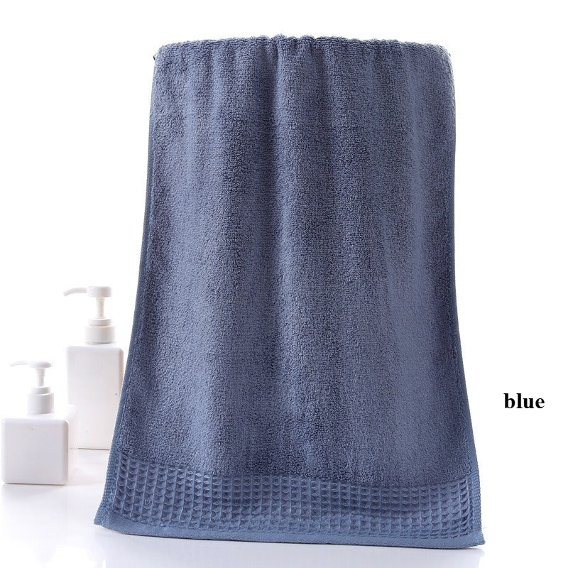 Natural Bamboo Fiber Towel Ultra Soft Skin-Friendly Anti-Bacterial Highly Absorbent Breathable Fade-Resistant