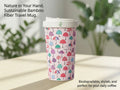 Natural Bamboo Fiber Coffee Mug, Lightweight & Durable for Home, Office and Outdoor Use