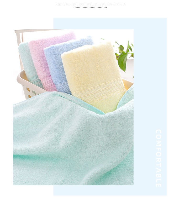 Adult Bamboo Fiber Towel with Satin Band – Soft, Breathable & Long-Lasting