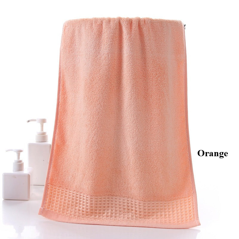 Natural Bamboo Fiber Towel Ultra Soft Skin-Friendly Anti-Bacterial Highly Absorbent Breathable Fade-Resistant