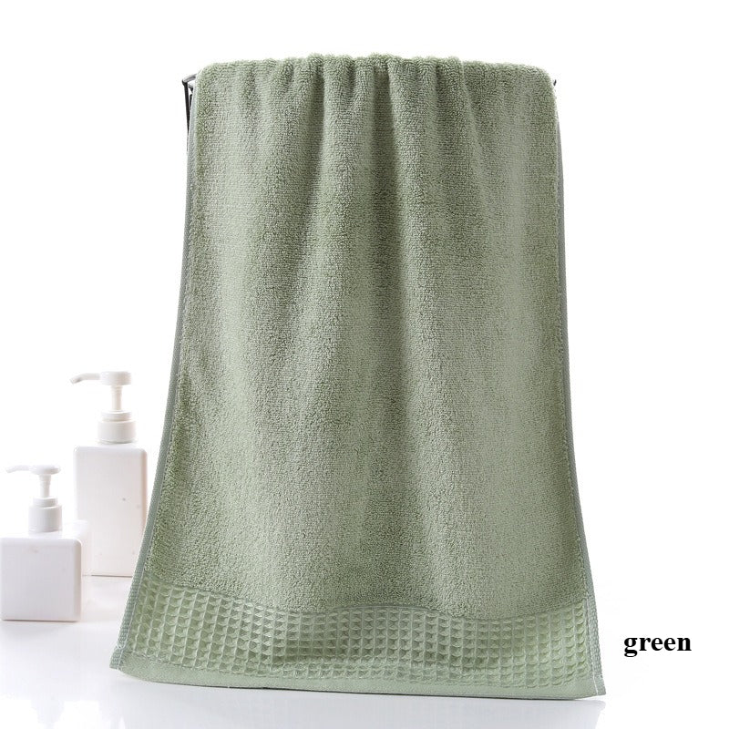 Natural Bamboo Fiber Towel Ultra Soft Skin-Friendly Anti-Bacterial Highly Absorbent Breathable Fade-Resistant