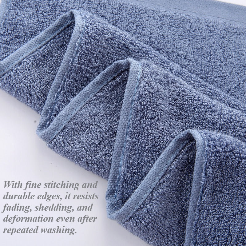 Natural Bamboo Fiber Towel Ultra Soft Skin-Friendly Anti-Bacterial Highly Absorbent Breathable Fade-Resistant