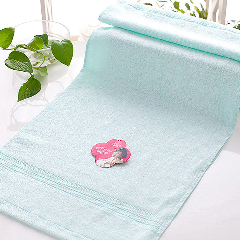 Adult Bamboo Fiber Towel with Satin Band – Soft, Breathable & Long-Lasting