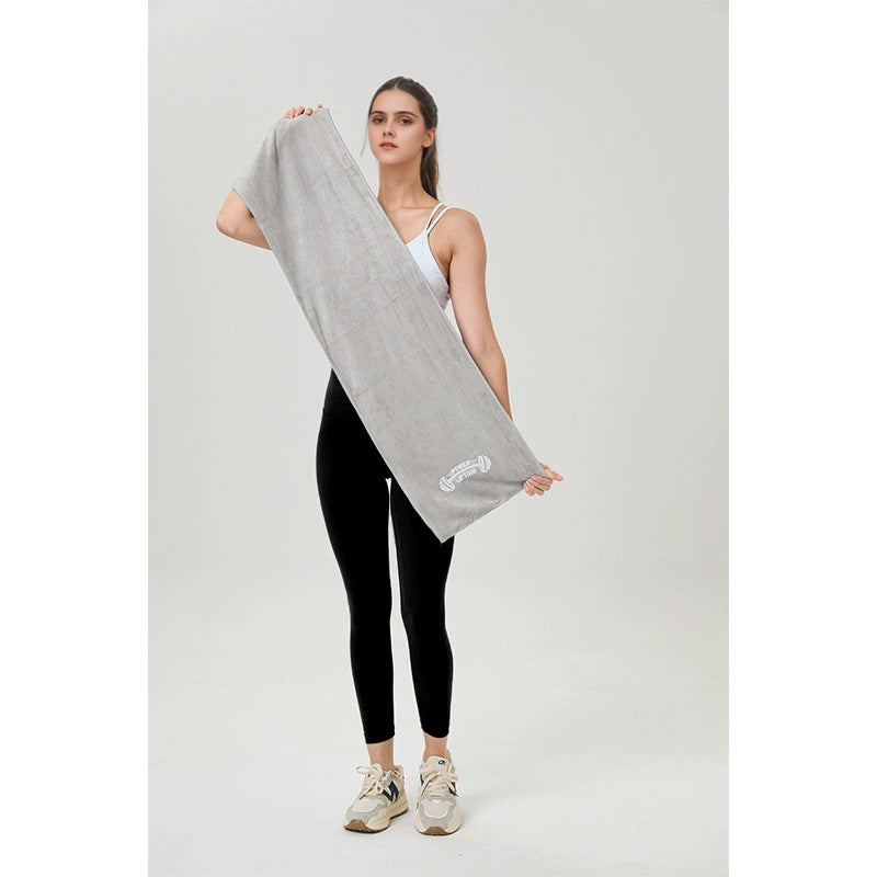 Bamboo Fiber Sports Towel - Quick Dry, Antibacterial, Ideal for Gym, Yoga & Pilates Swimming and Running Multifunctional fitness sweat-absorbing towel