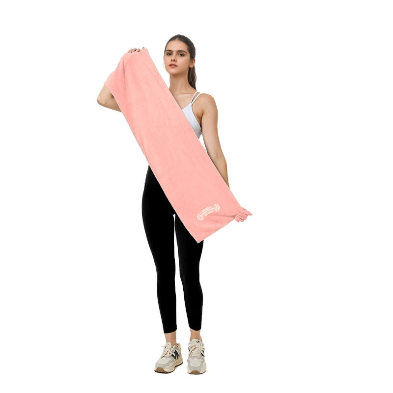 Bamboo Fiber Sports Towel - Quick Dry, Antibacterial, Ideal for Gym, Yoga & Pilates Swimming and Running Multifunctional fitness sweat-absorbing towel