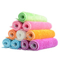 10-Pack Thickened Double-Sided Bamboo Fiber Cleaning Cloths | Super Absorbent, Oil-Resistant Household Wipes