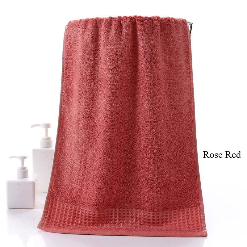 Natural Bamboo Fiber Towel Ultra Soft Skin-Friendly Anti-Bacterial Highly Absorbent Breathable Fade-Resistant