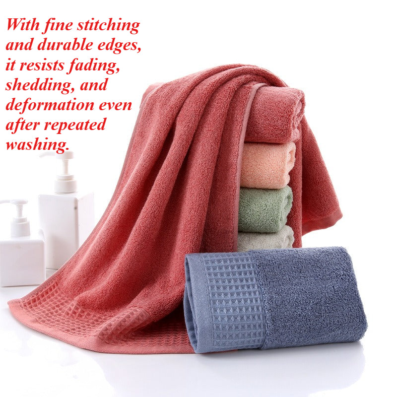 Natural Bamboo Fiber Towel Ultra Soft Skin-Friendly Anti-Bacterial Highly Absorbent Breathable Fade-Resistant