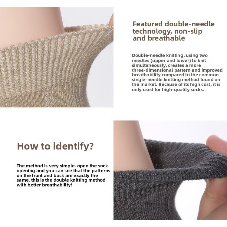 Premium Bamboo Fiber Socks, Soft and Comfortable, Breathable, Odor Control & Healthy Bamboo Fiber Product - 5 Pairs Pack.