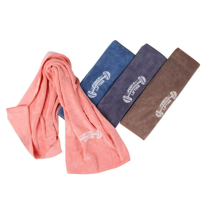 Bamboo Fiber Sports Towel - Quick Dry, Antibacterial, Ideal for Gym, Yoga & Pilates Swimming and Running Multifunctional fitness sweat-absorbing towel