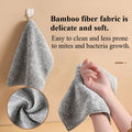 6-Pack Double-Sided Bamboo Fiber Cleaning Cloth | Super Absorbent, Durable, Heavy-Duty Grease-Cutting Wipes