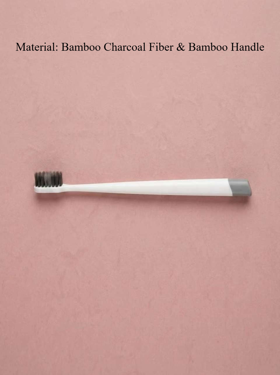 Natural Eco-Friendly Bamboo Charcoal Soft Toothbrush for Adults Set, Oral Care 3-Pack